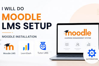 do moodle lms setup, moodle installation, learndash, tutor lms ai automation