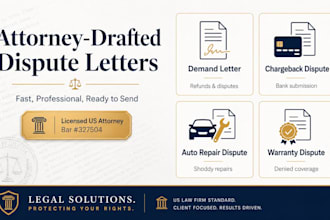 draft a powerful demand letter as a licensed US attorney cease and desist letter