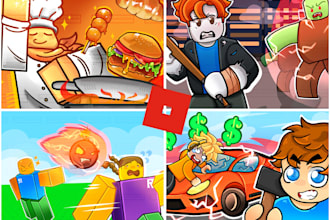 draw roblox cartoon thumbnail