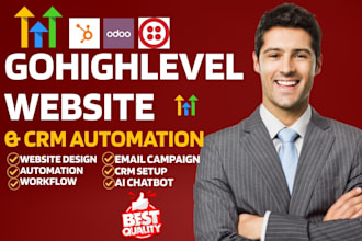 build gohighlevel website setup gohighlevel CRM  hubspot twilio odoo automaton