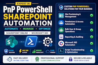 automate sharepoint online with pnp powershell and microsoft graph API