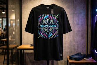 create modern and trendy tshirt design for your brand