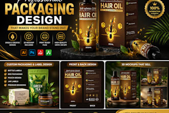 design professional packaging and product labels