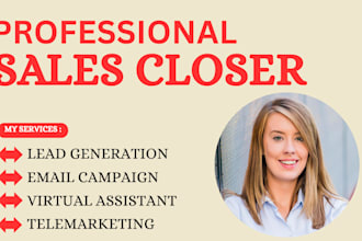 sales closer sales representative lead generation b2b sales agent sales rep