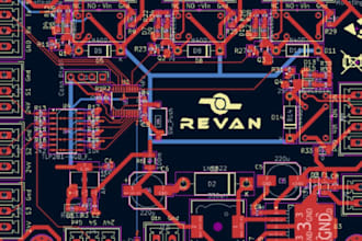 design pcb schematic and pcb layout in  altium easyeda kicad