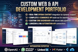 develop ai websites mobile apps and automate whatsapp  gmail
