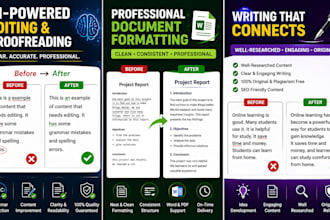 provide ai content and editing service