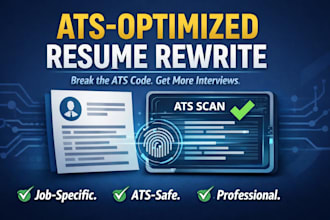 rewrite your resume for ats and craft a job specific cover letter