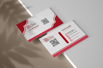 design modern business card and professional corporate identity