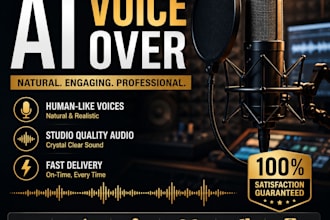 create professional ai voice overs for youtube videos, ads, and social media