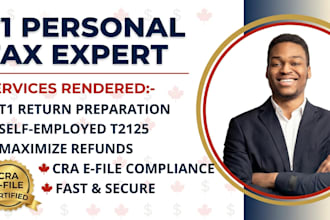 prepare and efile your canadian t1 personal tax return