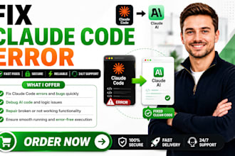 fix claude code error debug ai code repair deployment bug fast service