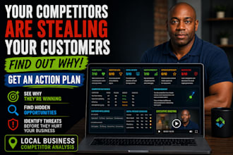 create a local business competitor analysis