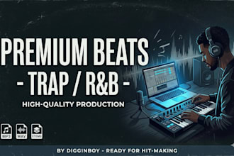 produce a professional hip hop trap or rnb beat