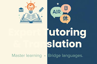 teach you arabic and english professionally