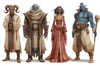 make fantasy characters or fantasy concept art