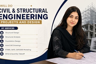 do civil and structural engineering projects and design