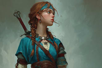 fantasy character art and fantasy character art