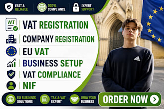 vat registration company registration eu vat business setup vat compliance nif