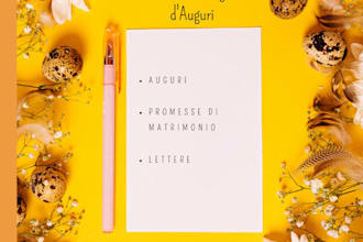 write custom greeting cards and vows