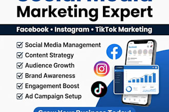 promote business with facebook, instagram and tiktok marketing
