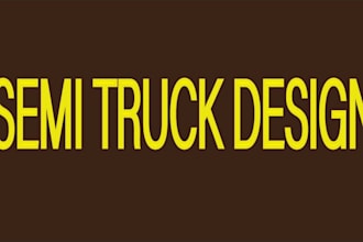 create semi truck wrap and truck graphics