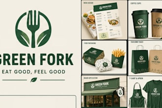 design restaurant branding logo menu design food packaging full brand identity