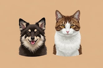 paint a portrait for your pet, any animal
