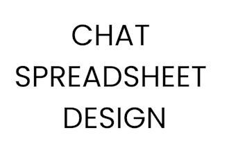 design chat spreadsheet for your business