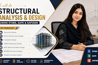 do structural analysis and design using etabs, safe, and sap2000