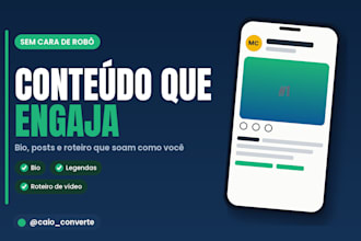 criar bio legendas e roteiros que engajam no instagram e tiktok