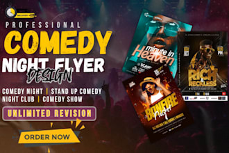 comedy night flyer, comedy night, stand up comedy, night club, comedy show