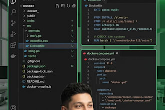 dockerize your application with docker and docker compose