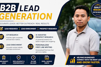 do b2b lead generation, lead enrichment and prospect research