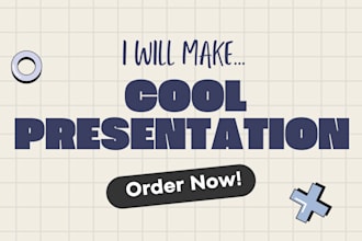 make appealing presentation of your choosing