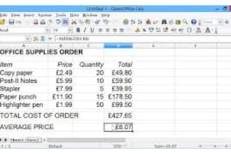 create custom budget spreadsheet