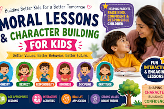 provide moral storytelling sessions to build kids character