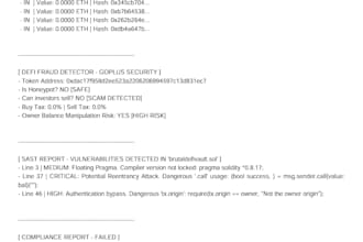 do solidity smart contract audit and token security
