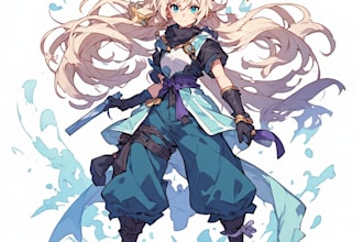 draw custom anime character illustration
