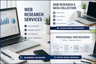 do web research ,data collection