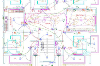 do professional autocad electrical design wiring drawing and boq