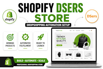 shopify dropshipping dsers setup automation winning products product sourcing