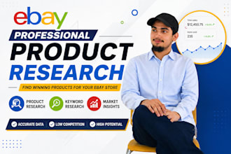 do ebay product research and keyword research