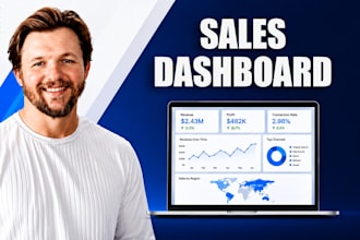 build an interactive marketing and sales dashboard
