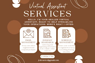 be your efficient virtual assistant for business support