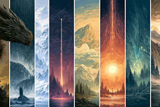 design fantasy book cover, romance book cover
