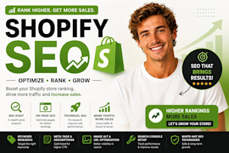 optimize shopify store SEO, shopify website ranking boost shopify store sales