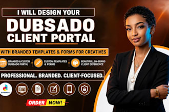 design your dubsado client portal with branded templates and forms for creatives