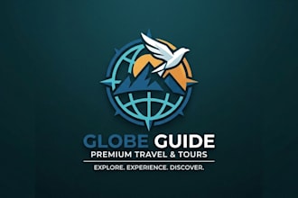 design a professional travel logo for agencies, guides and tourism brands