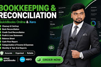 do reconciliation, profit and loss, balance sheet qbo, xero